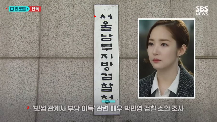 Why actor Park Min-young is being investigated by the prosecution on the news.