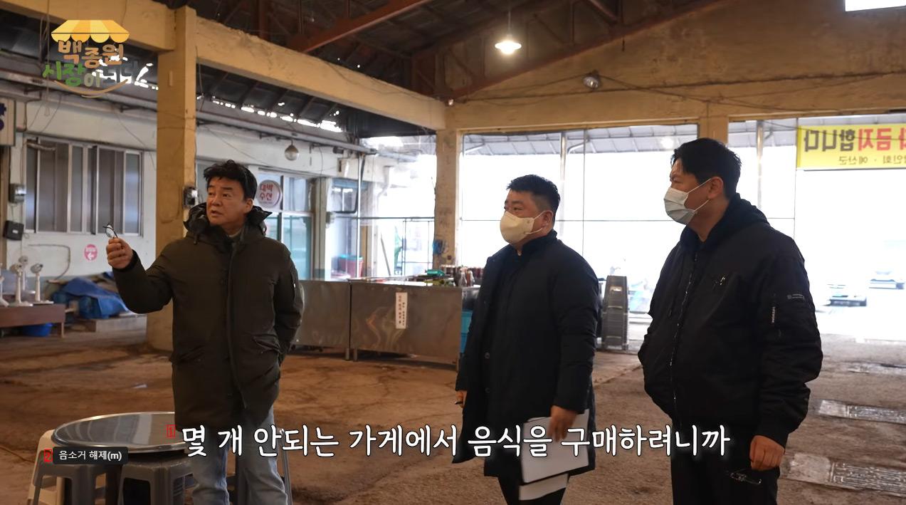 Jongwon Baek Budget Market Project Closed for 1 Month