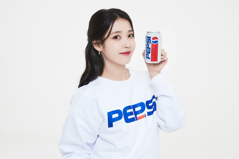IU Pepsi Cola. IU.
