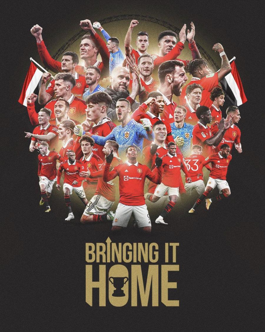 Manchester United's official Instagram "Bringing It Home"