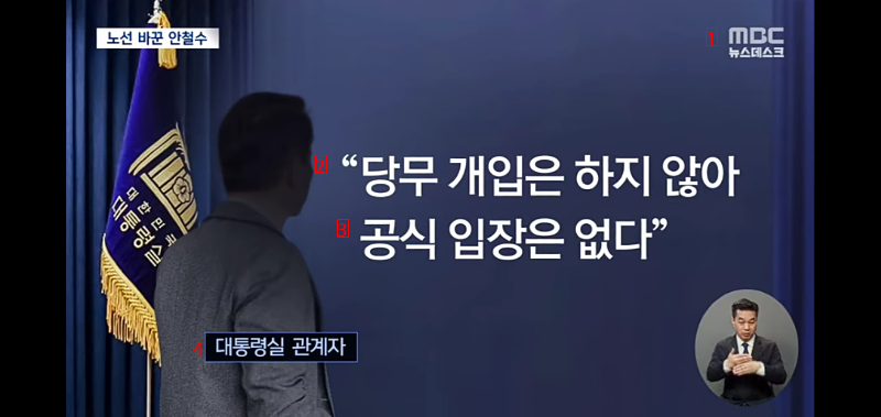 Criticism of President Ahn Cheol-soo's decision to resign.