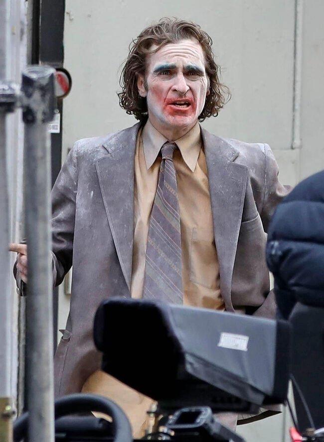 Joaquin Phoenix shooting Joker 2