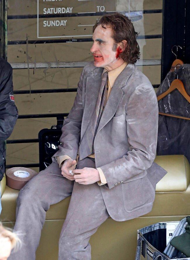 Joaquin Phoenix shooting Joker 2