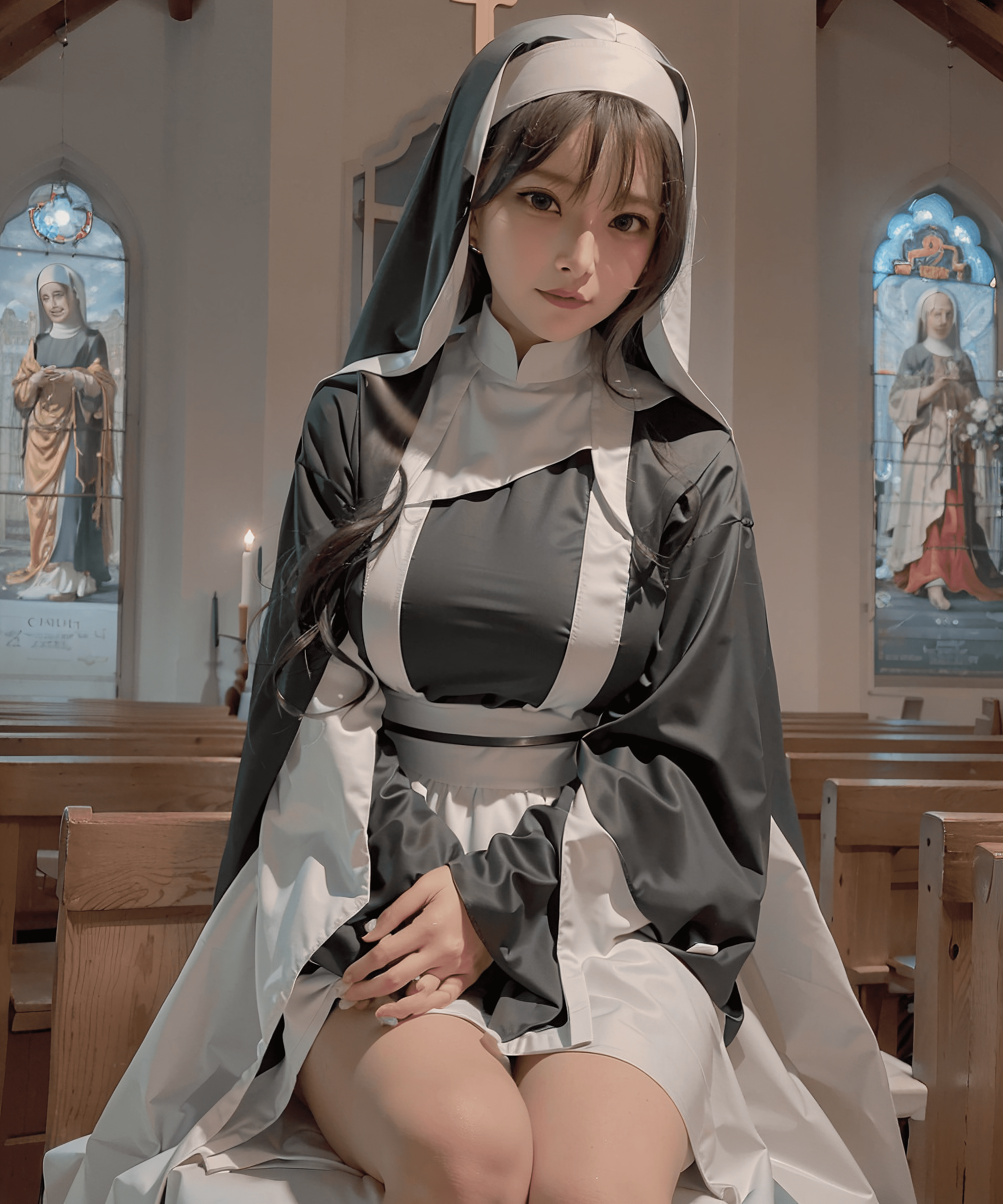 There's someone who needs an AI nun.
