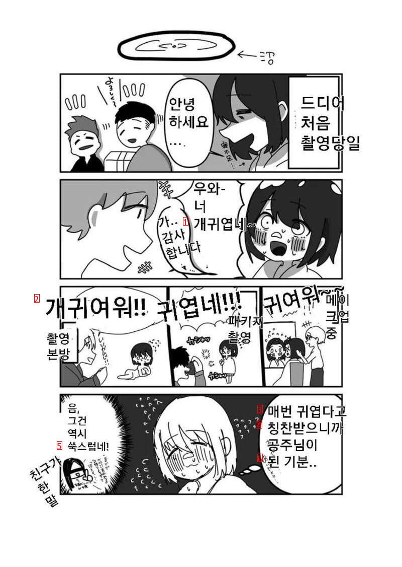 The story of debuting as an AV actor. Manhwa.