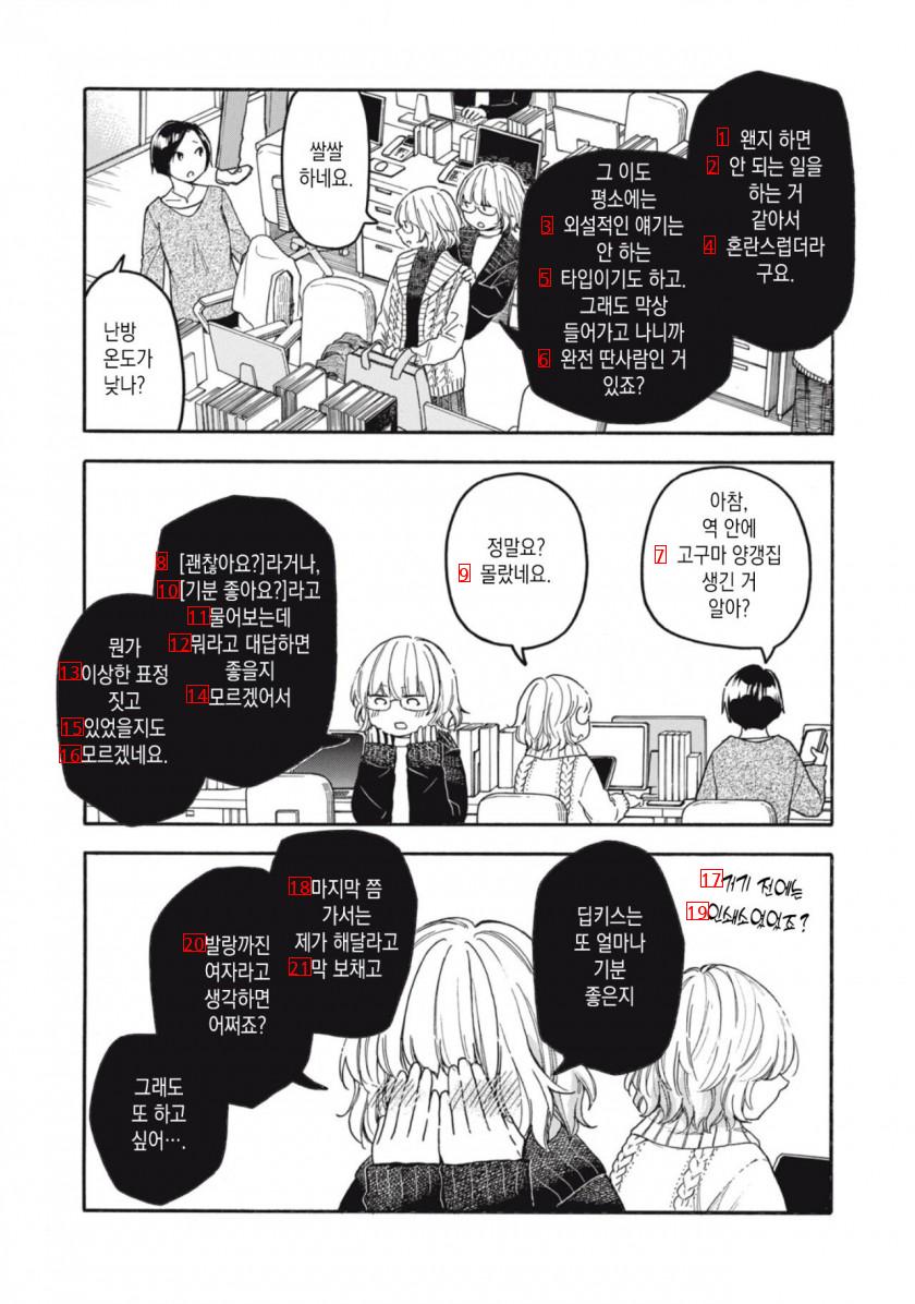 The first night of the daily comic book, Manhwa the next day.