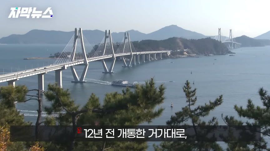 Recent state of the private road in South Gyeongsang Province