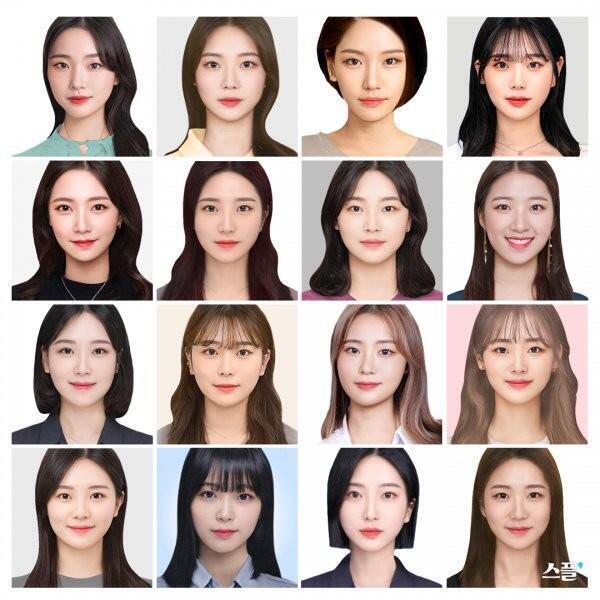 average Korean appearance jpg made by AI