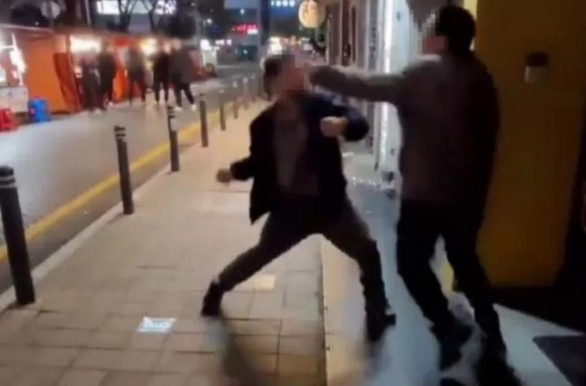 Busan street fight. Oh! I got on the video news.jpg