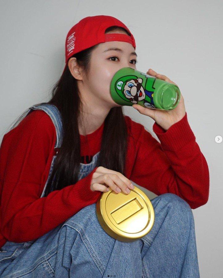 Shin Ye-eun, who received the only Mario coin in Korea