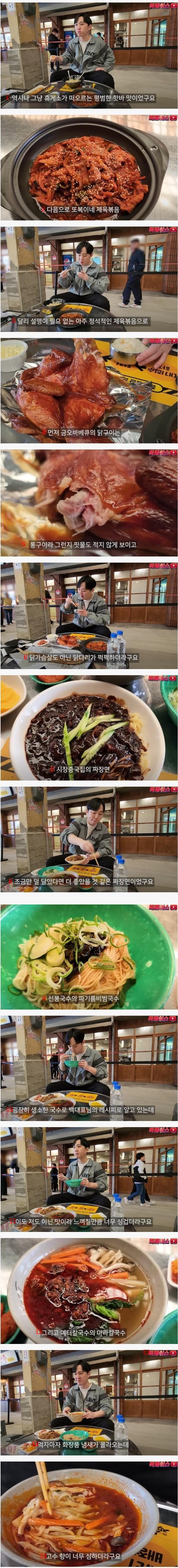 Big Face Jongwon Baek Budget Market Food Evaluation