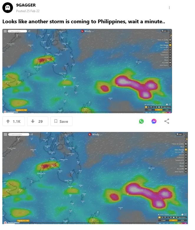 The Philippines is approaching