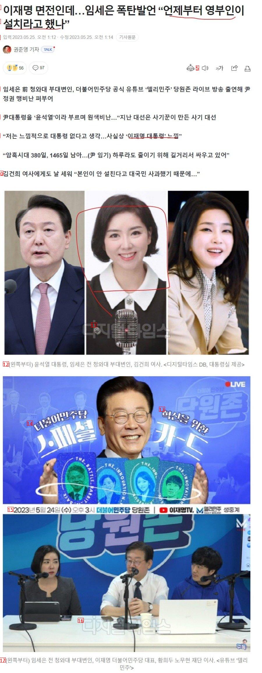 Lim Se-eun calls President Yoon Suk Yeol and criticizes primary colors..."The last presidential election was a fraud made by a con artist