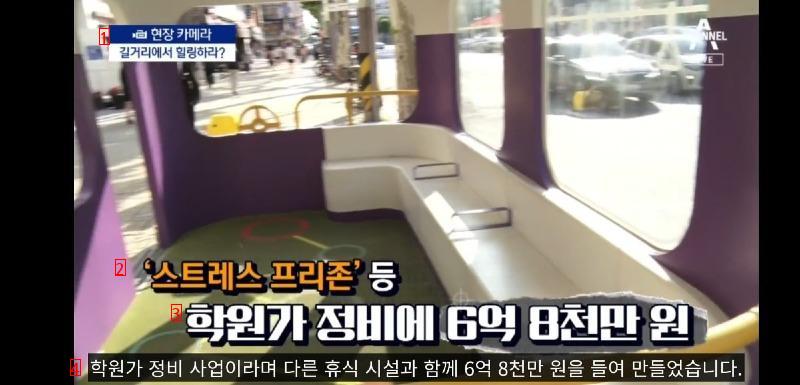 Gangnam-gu District installed a hideous object with 700 million tax dollars