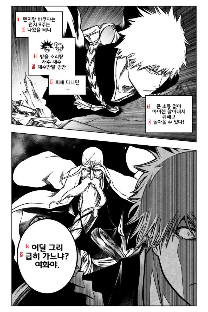 Bleach Ichigo, who started his second life, manhwa