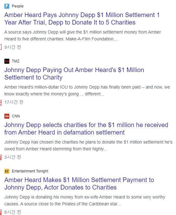 Johnny Depp Amber Heard Donates Full Money From Litigation