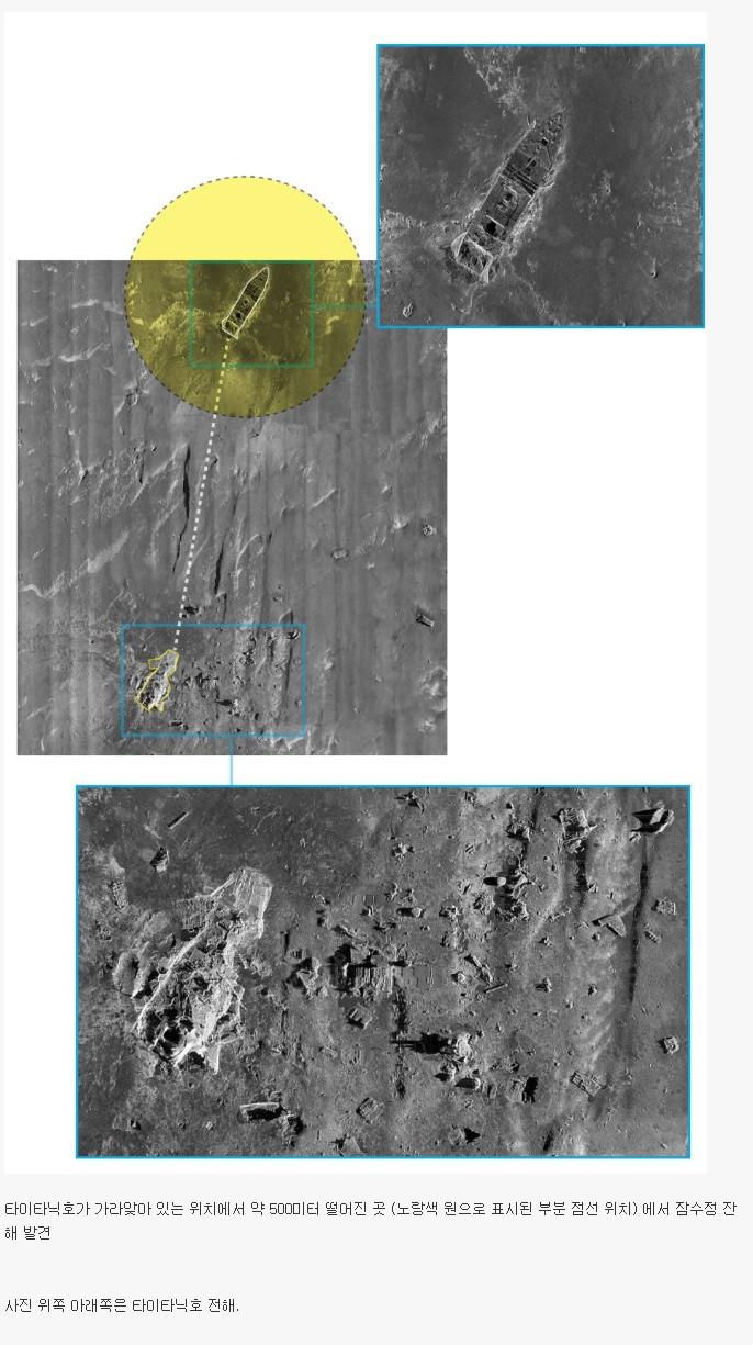 Photos of the deep-sea wreckage of the Titan submersible