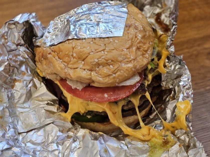 Gangnam Five Guys Burger in personally