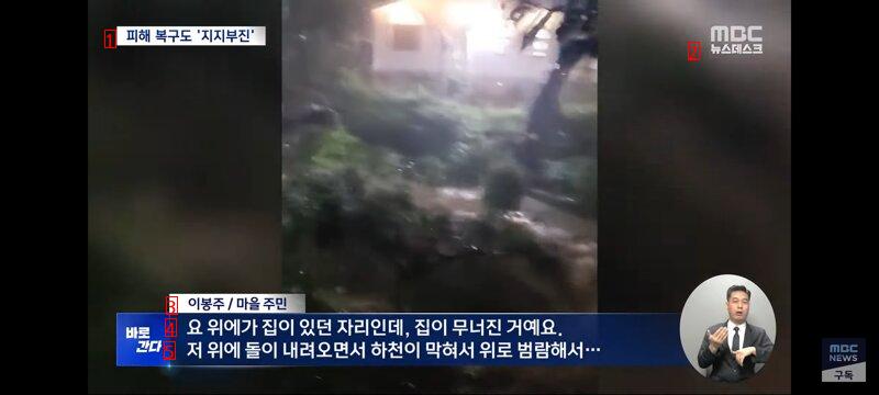 The current situation of Gyeonggi-do and Seoul last year's heavy rain-hit areas