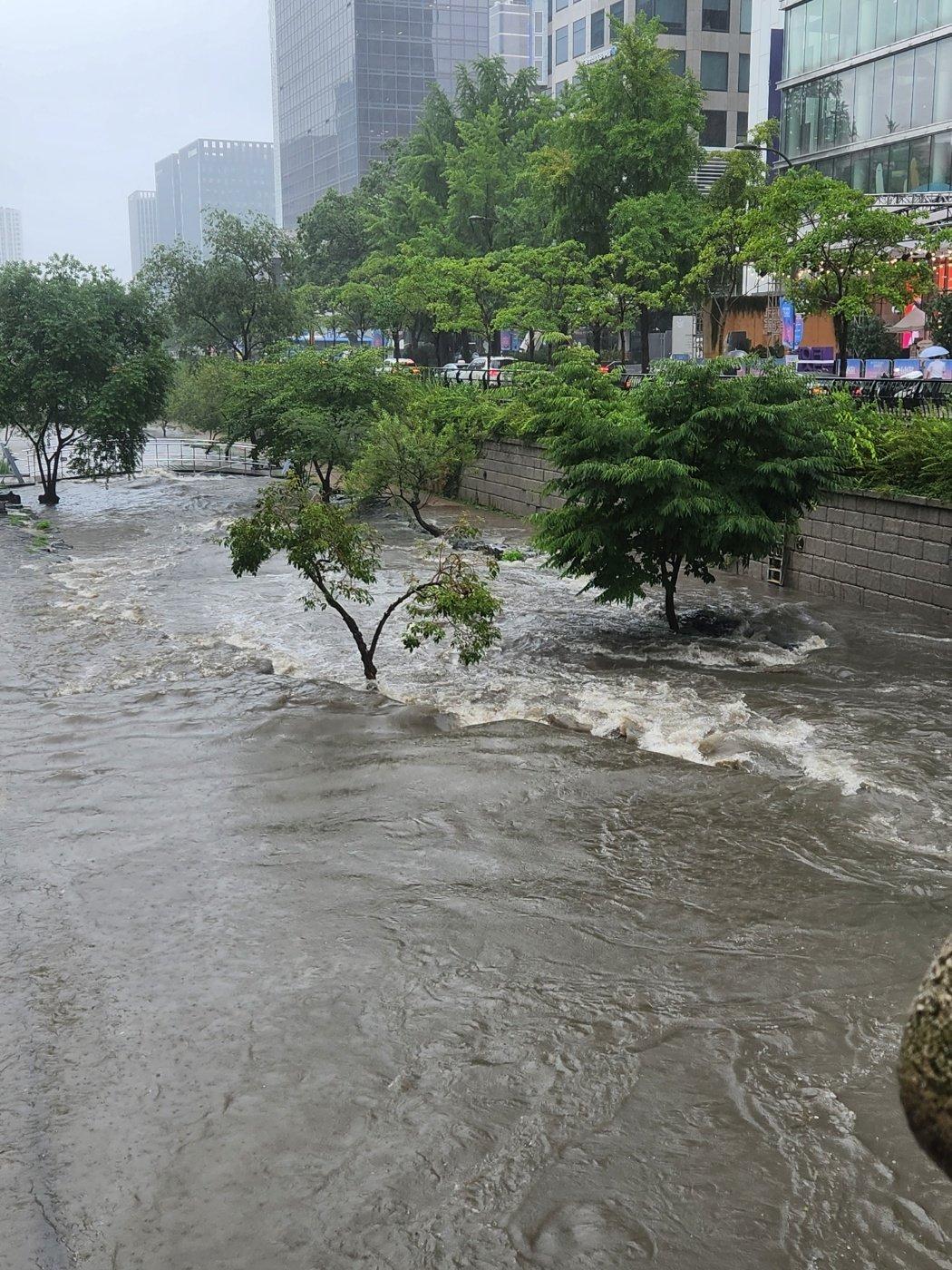 Current situation of Cheonggyecheon