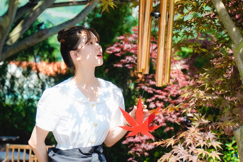 Actress Kim Jieun, fresh visual at a local restaurant