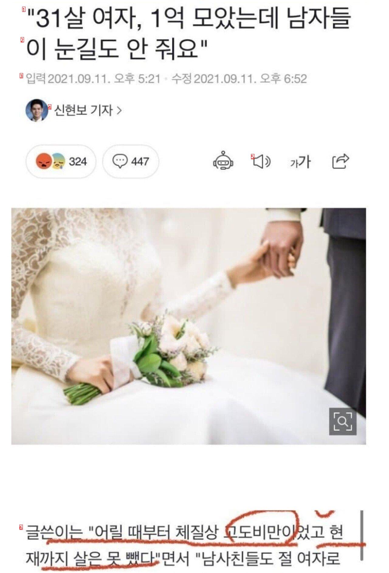 31-year-old woman collected 100 million won, but men are indifferent.jpg