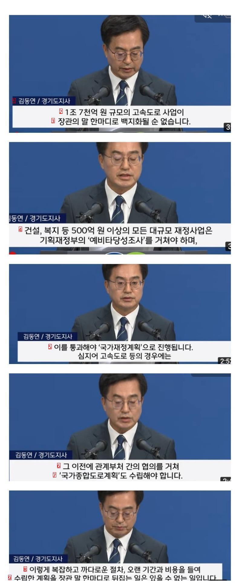 Gyeonggi Province Governor Baek Ji-hwa Press Conference