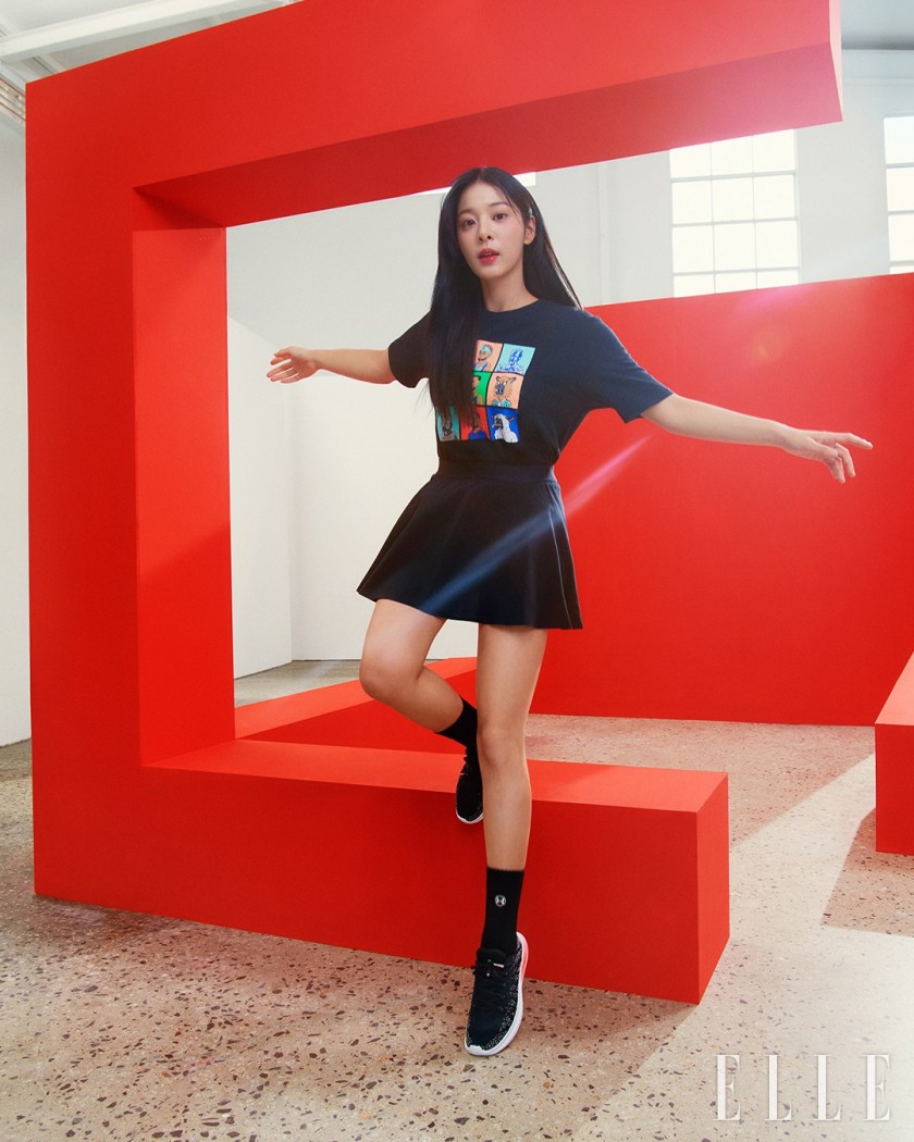 Actress Seol Inah's Under Armour pictorial