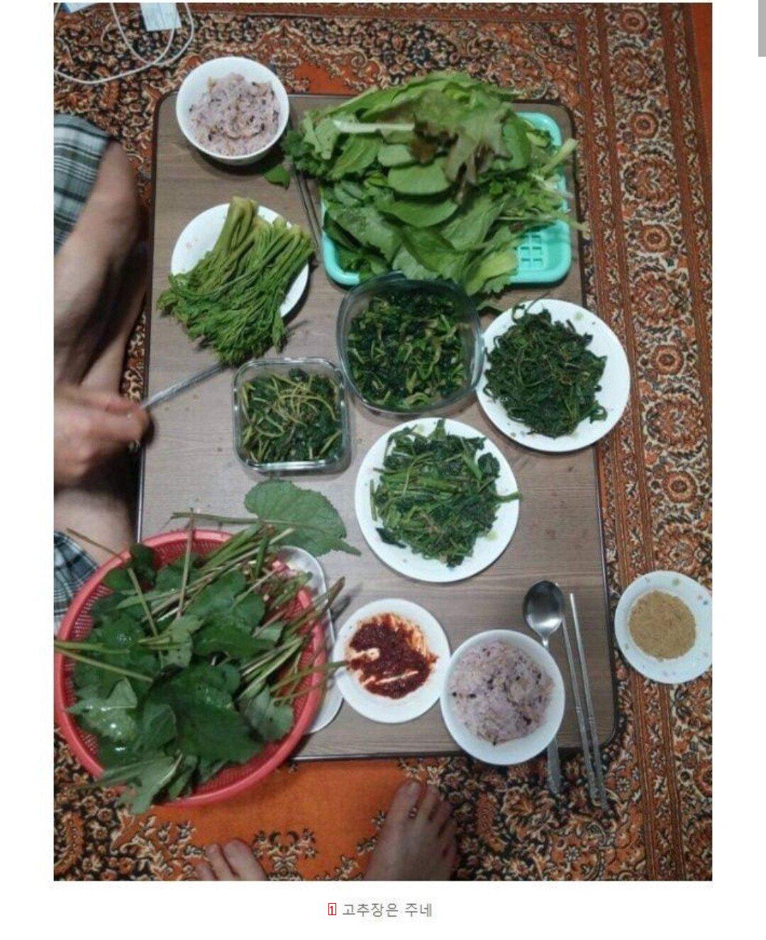 a table after a quarrel between husband and wife