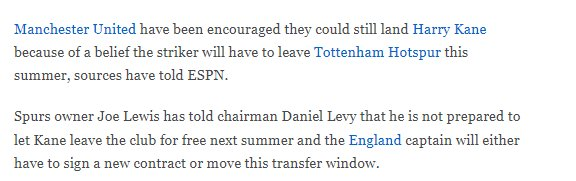 Whether you extend your contract with Tottenham owner Kane or leave the team this summer