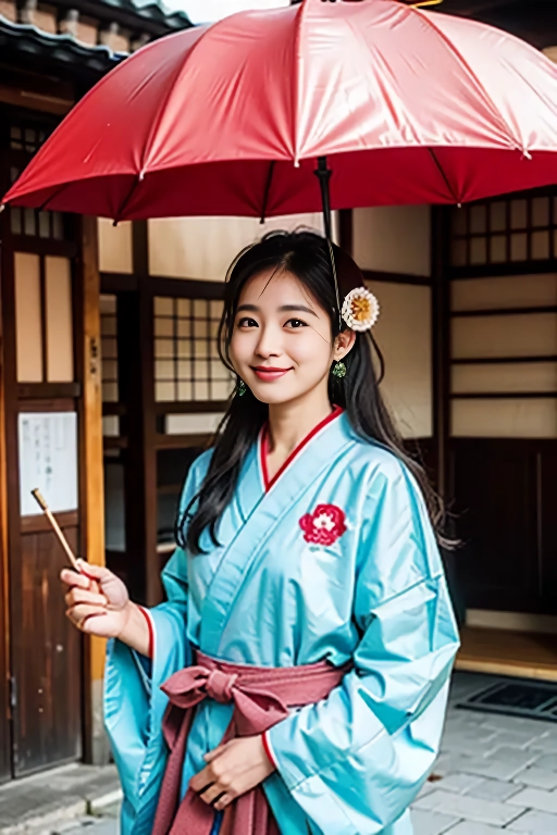 Manhwa who walked around Kyoto in hanbok