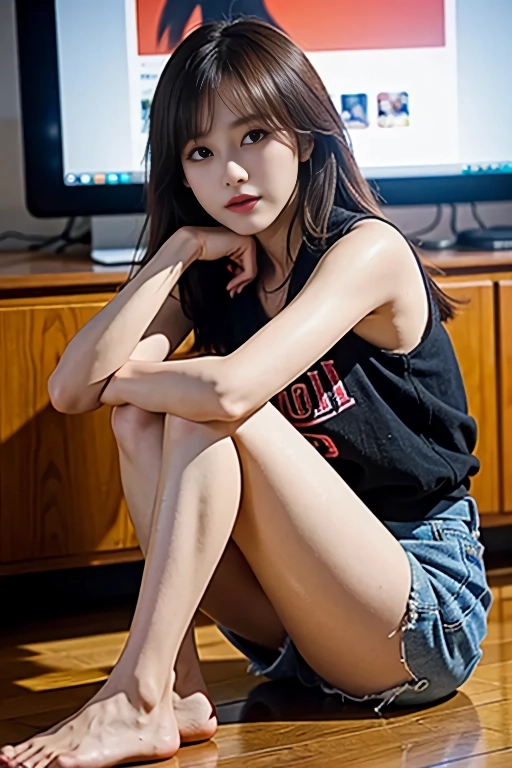 High-quality legs, MINA of TWICE