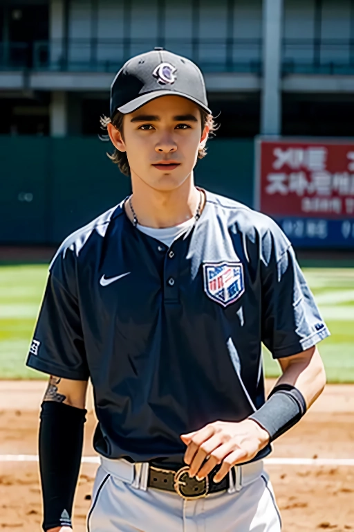 Breaking News Griezmann enjoyed baseball in Korea...JPG