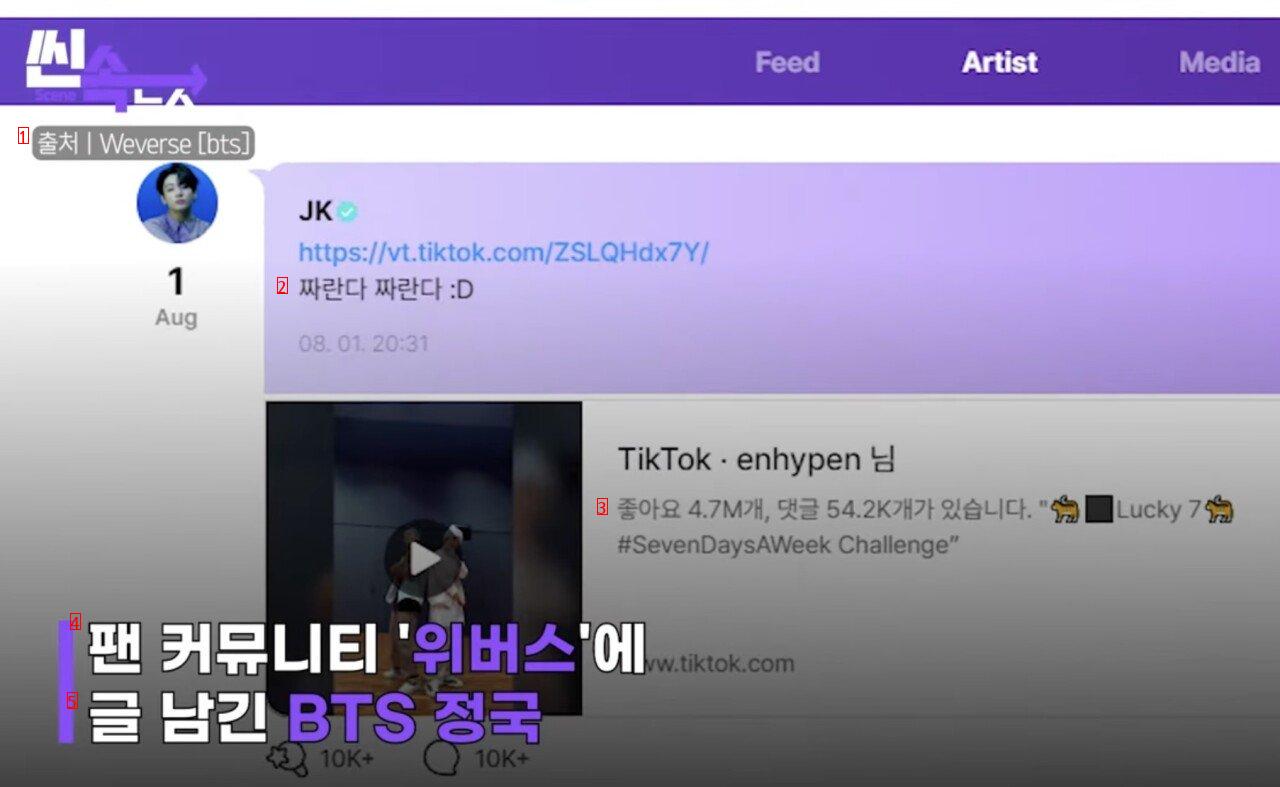 BTS Jungkook caught on TikTok secret account jpg