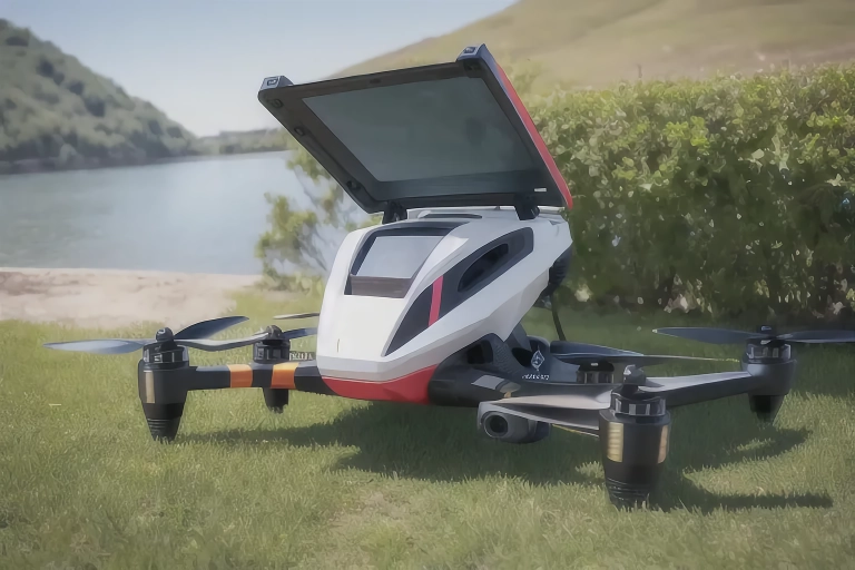 There's a story that when the drone's battery runs out, the companion comes to meet you