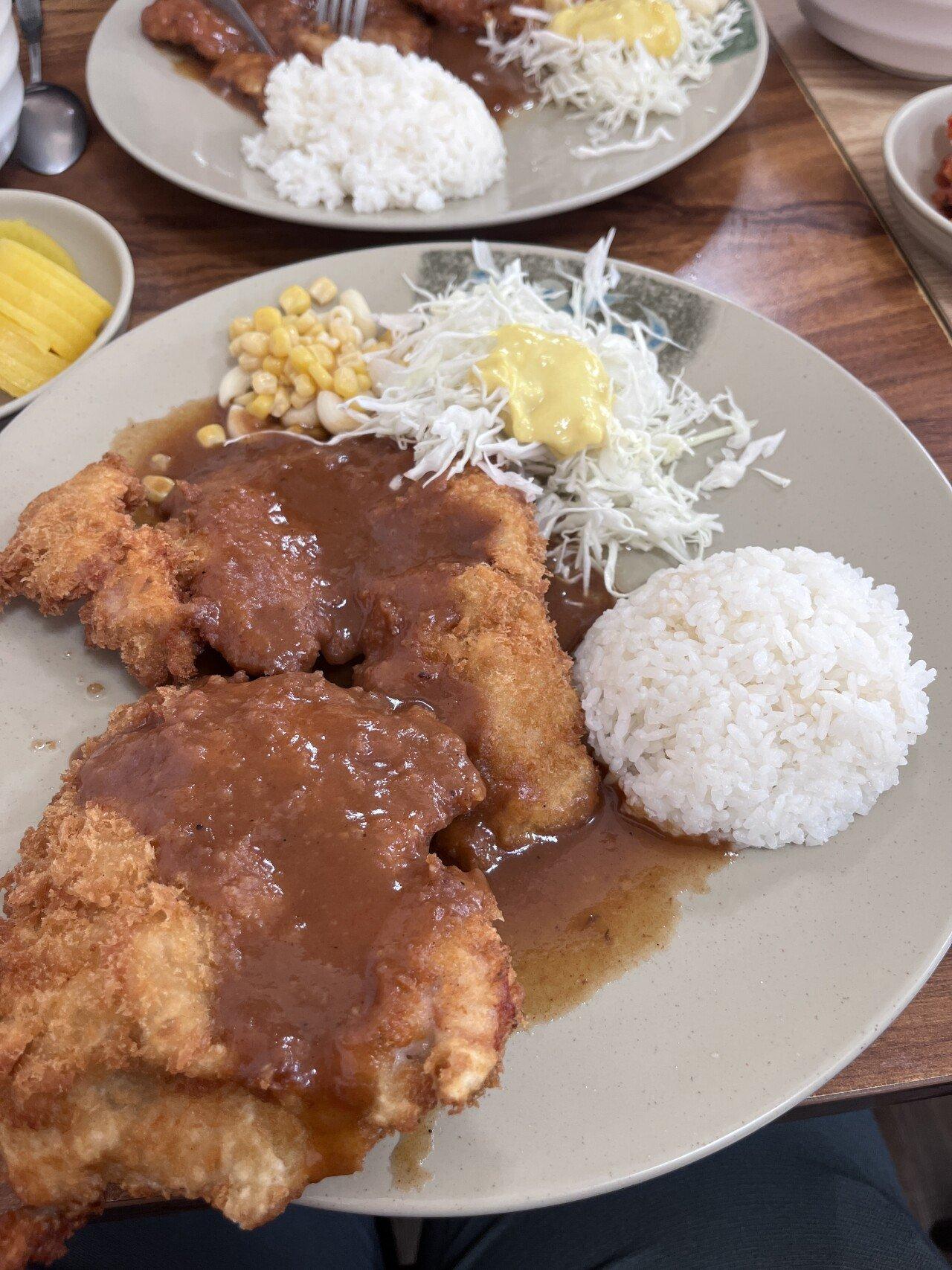 Pork cutlet that I ate after watching a moving drama