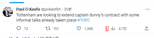 PO-Tottenham 1 Tier Tottenham Son Heung-min is in informal negotiations to renew his contract