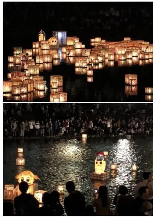 Fire Lantern Festival in Japan