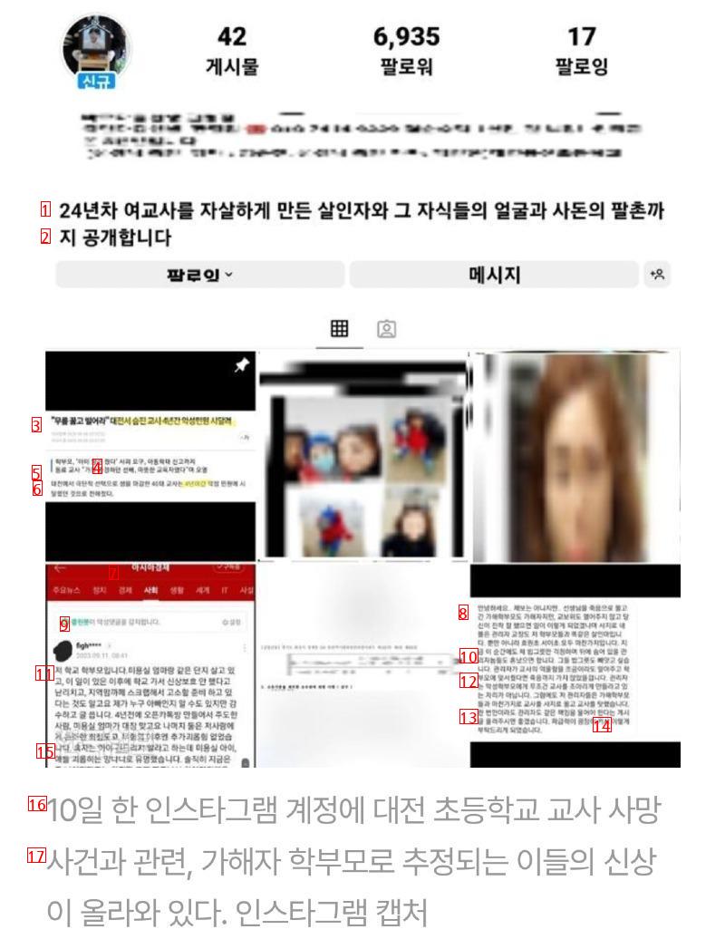 The identity of the perpetrator of Daejeon Elementary School has been completely stolen