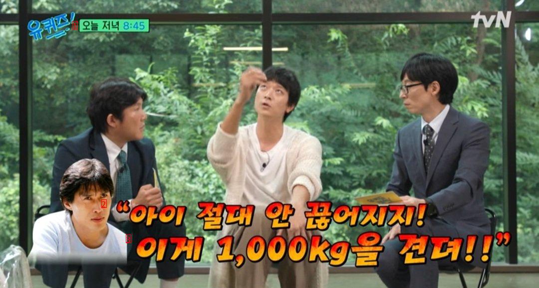 Talk about F=ma Acceleration on the set of Uquiz The sound that Kang Dongwon heard