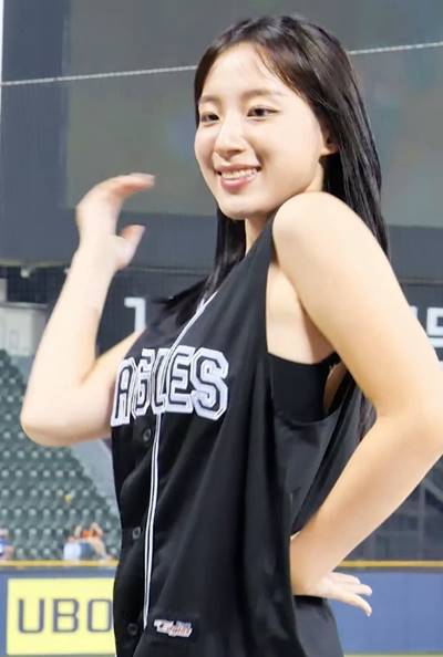 (SOUND)Loose sleeveless uniform Black strap sleeveless Summer support Cheerleader