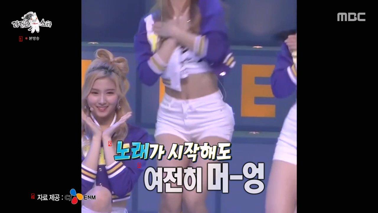 MOMO and SANA were dozing off on stage. JPG