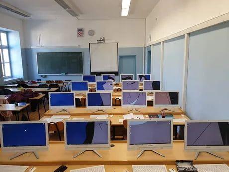 School Computer Room Desktop