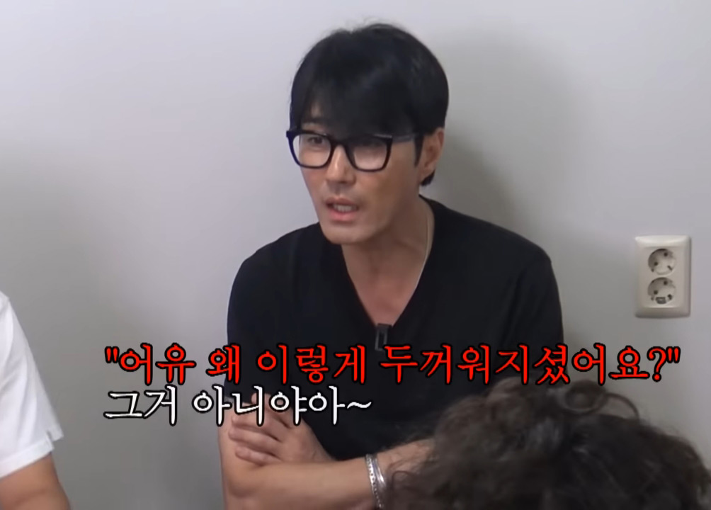 What does Cha Seung Won want to say to people who get muscular even if they work out a little