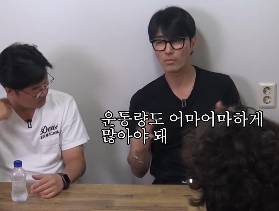 What does Cha Seung Won want to say to people who get muscular even if they work out a little