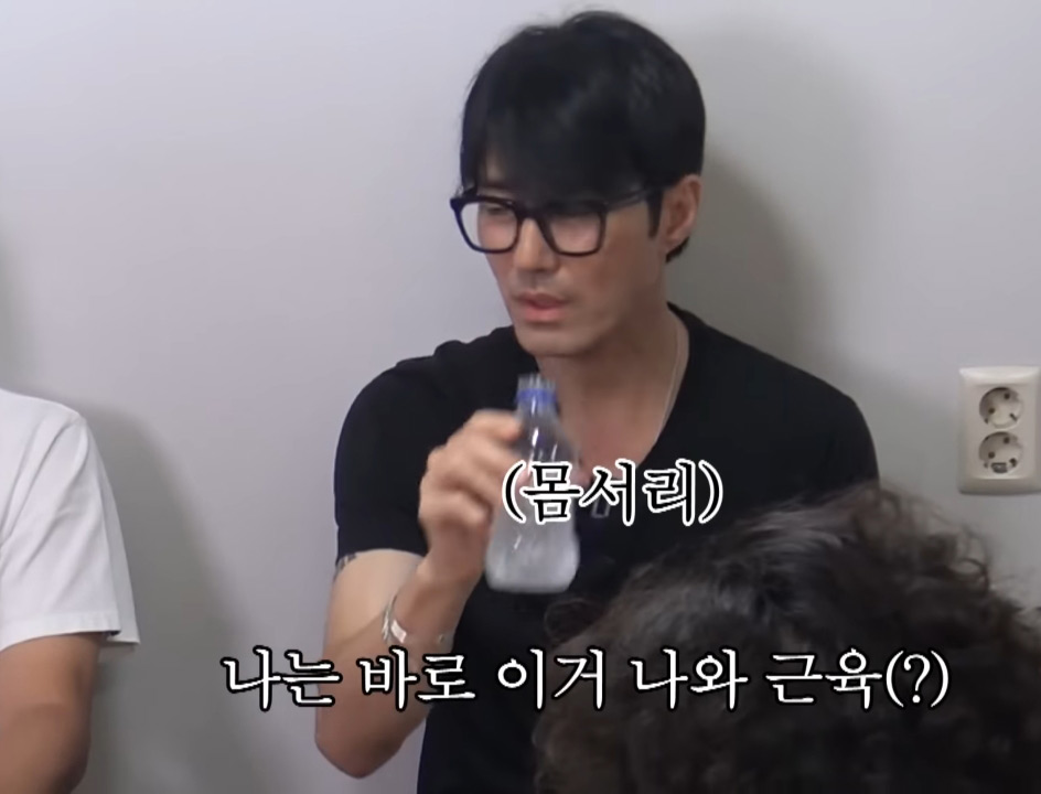 What does Cha Seung Won want to say to people who get muscular even if they work out a little