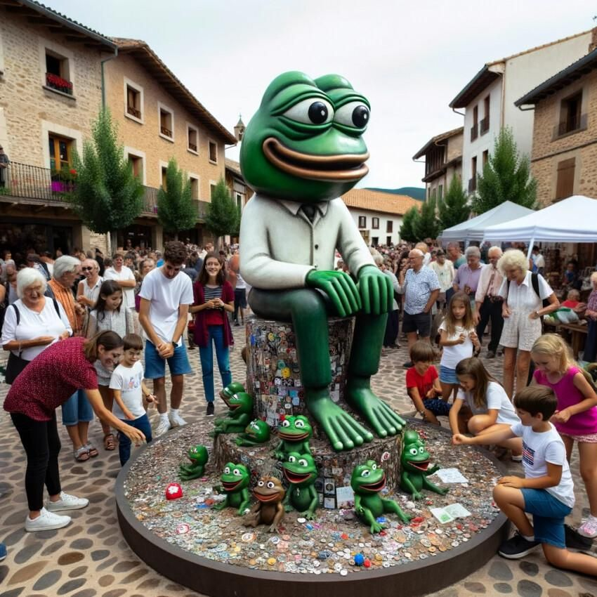 a village that serves Pepe as a guardian deity