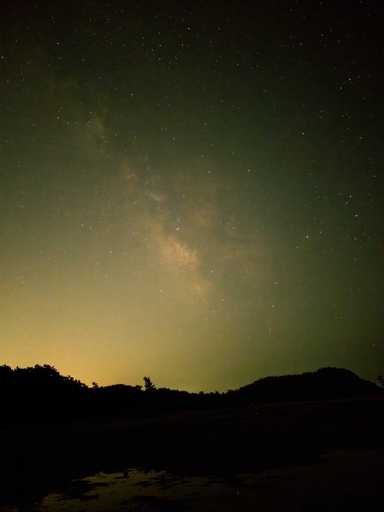 Milky Way photographed with s23