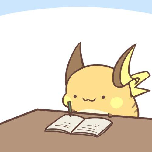 Raichu is solving questions, manhwa