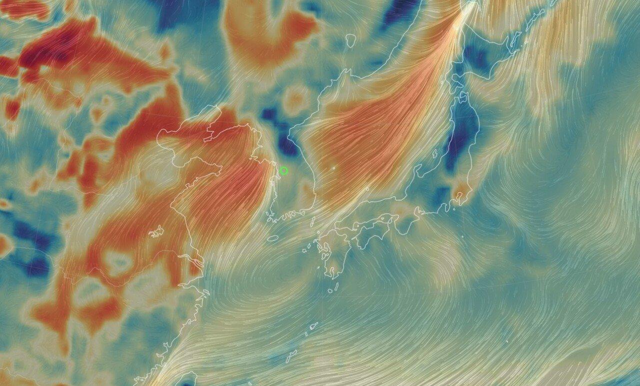 Current fine dust situation